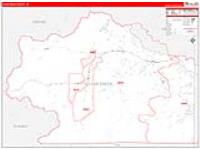 Clear Creek, Co Carrier Route Wall Map